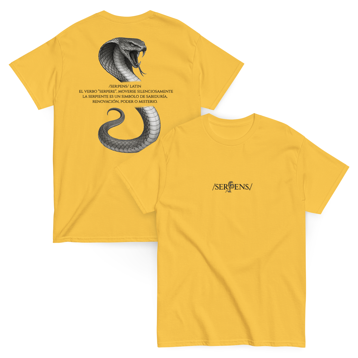 CAMISETA SERPENS II CAPÍTULO I II SCRPTV