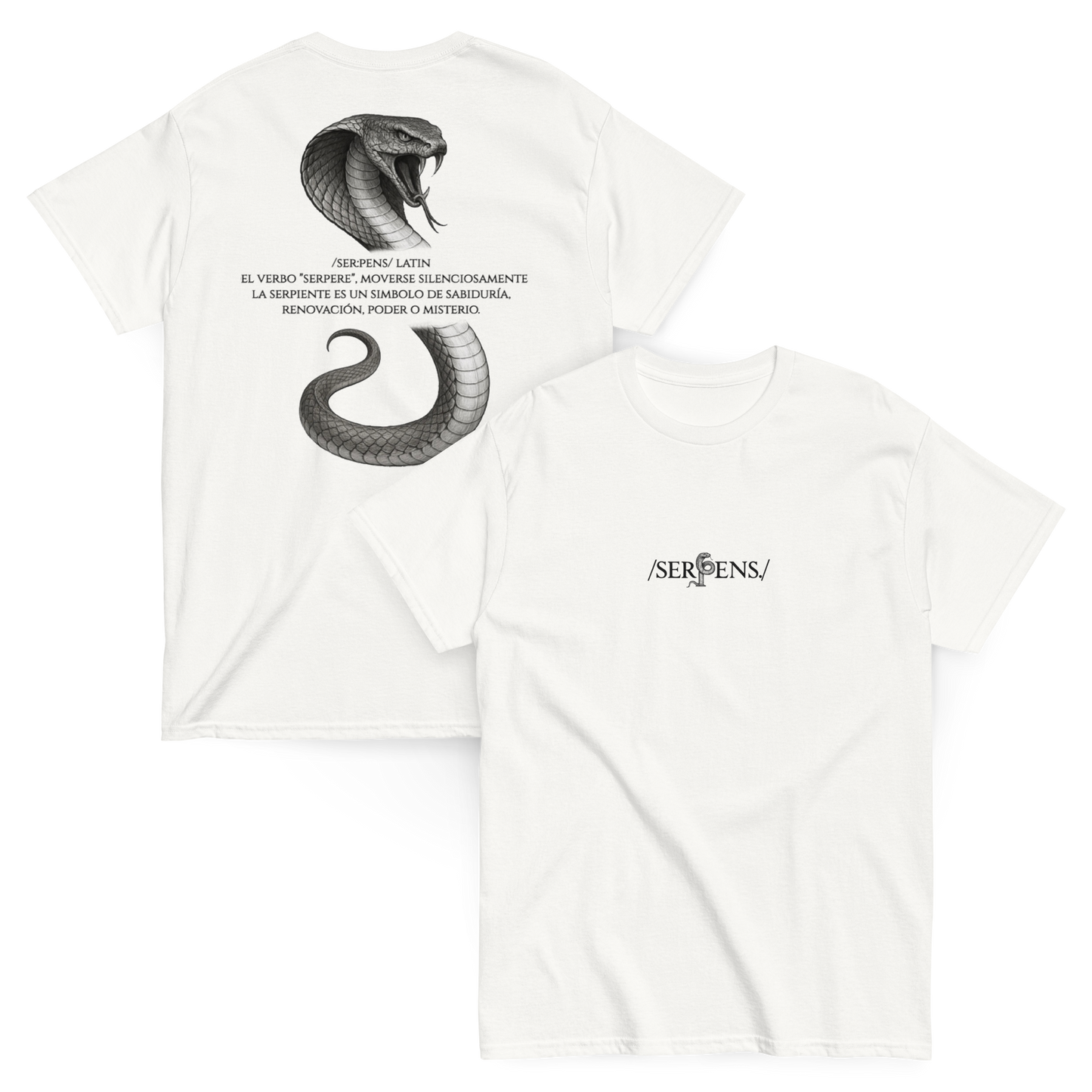 CAMISETA SERPENS II CAPÍTULO I II SCRPTV